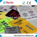 heat transfer labels for clothing custom private labels